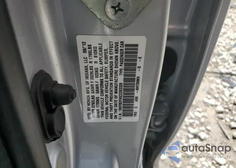 2012 Honda Civic Exl из США, поврежденный, VIN 19XFB2F90CE093328